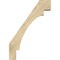 Ekena Millwork 6"W x 28"D x 40"H Merced Rough Sawn Knee Brace, Douglas Fir BRC06X28X40MRC00RDF - alternate 2